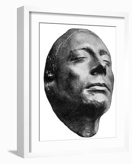 Death mask of John Keats-Benjamin Robert Haydon-Framed Giclee Print