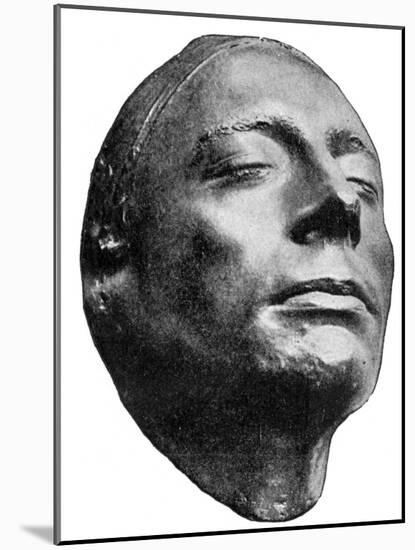 Death mask of John Keats-Benjamin Robert Haydon-Mounted Giclee Print