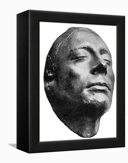 Death mask of John Keats-Benjamin Robert Haydon-Framed Premier Image Canvas