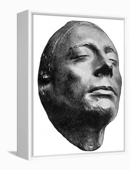 Death mask of John Keats-Benjamin Robert Haydon-Framed Premier Image Canvas