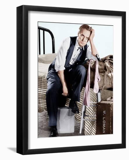 Death of a Salesman, Fredric March, 1951-null-Framed Photo