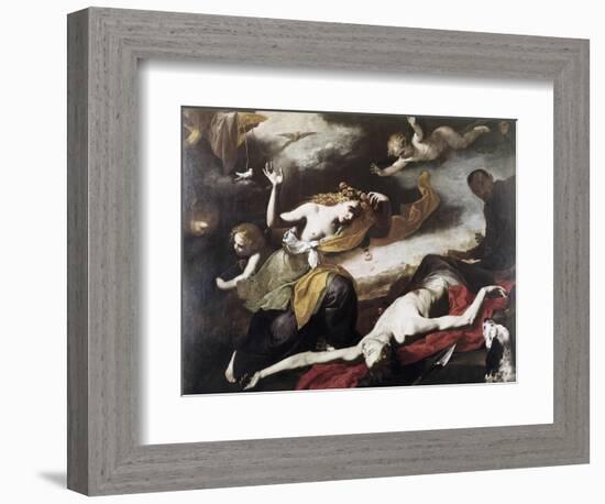 Death of Adonis-Jusepe de Ribera-Framed Giclee Print