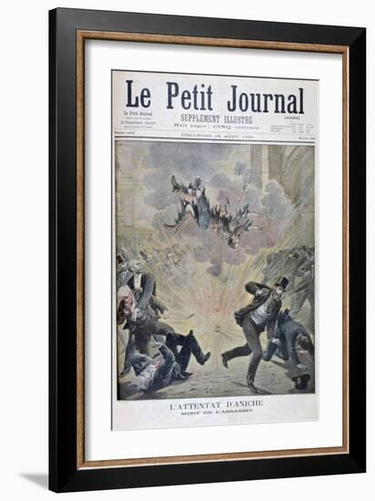 Death of an Anarchist Assassin, Aniche, France, 1895-Henri Meyer-Framed Giclee Print