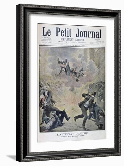 Death of an Anarchist Assassin, Aniche, France, 1895-Henri Meyer-Framed Giclee Print