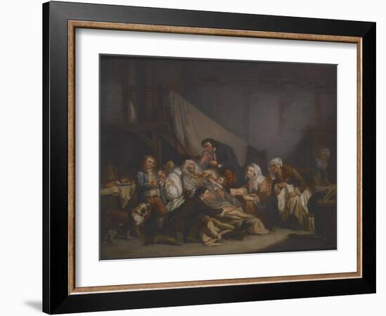 Death of an Old Man-Jean Baptiste Greuze-Framed Giclee Print