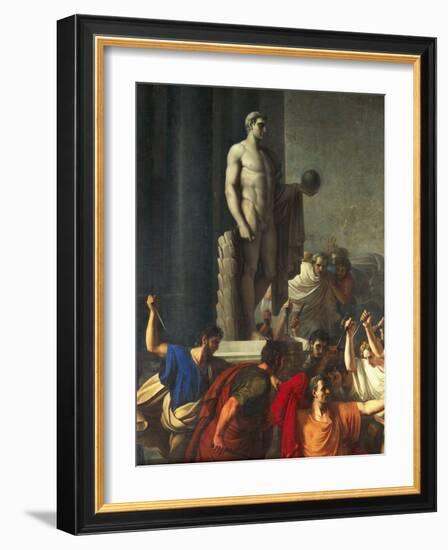 Death of Caesar, March 15, 44 BC-Vincenzo Camuccini-Framed Giclee Print