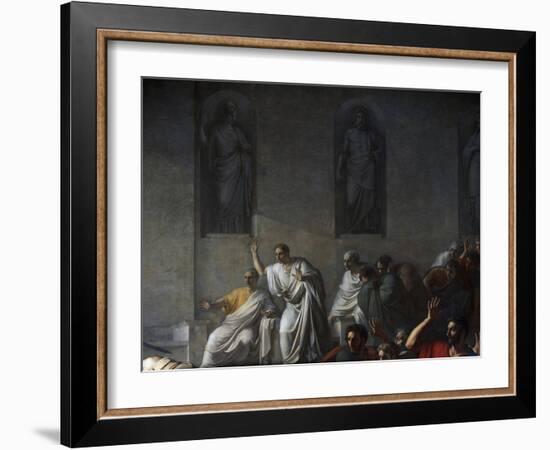 Death of Caesar, March 15, 44 BC-Vincenzo Camuccini-Framed Giclee Print