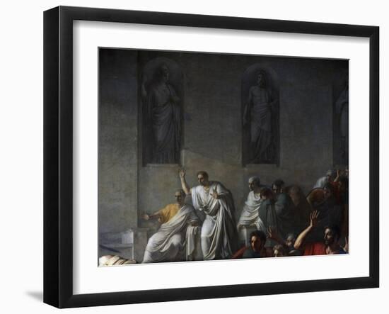 Death of Caesar, March 15, 44 BC-Vincenzo Camuccini-Framed Giclee Print