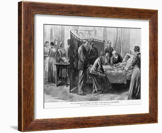 Death of Caroline Harrison-null-Framed Premium Giclee Print