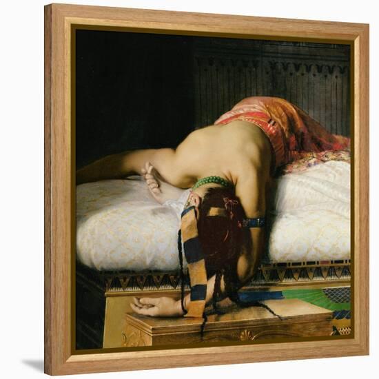 Death of Cleopatra, 1874 (Detail)-Jean-Andre Rixens-Framed Premier Image Canvas