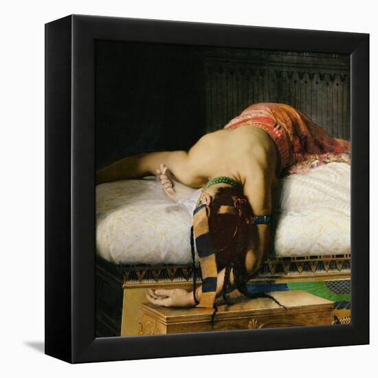 Death of Cleopatra, 1874 (Detail)-Jean-Andre Rixens-Framed Premier Image Canvas