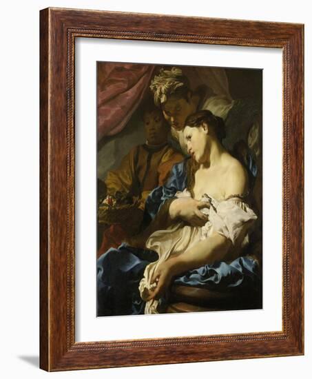 Death of Cleopatra, about 1622/24-Johann Liss-Framed Giclee Print