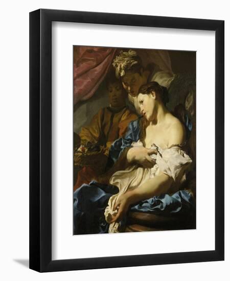 Death of Cleopatra, about 1622/24-Johann Liss-Framed Giclee Print