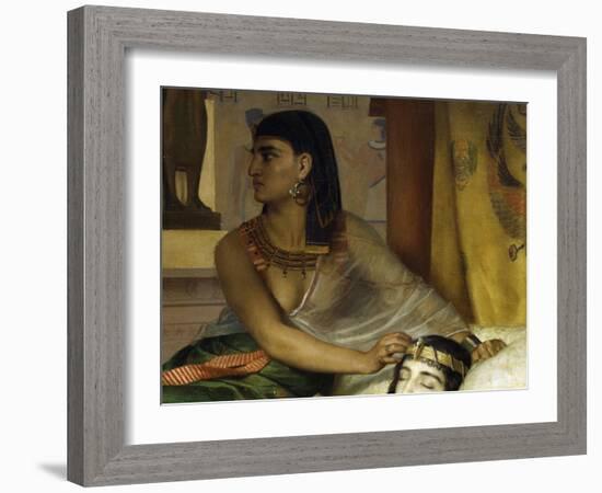 Death of Cleopatra, Detail-Jean Andre Rixens-Framed Giclee Print