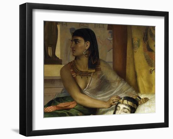 Death of Cleopatra, Detail-Jean Andre Rixens-Framed Giclee Print