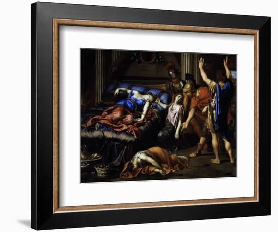 Death of Cleopatra-Pierre Mignard-Framed Giclee Print