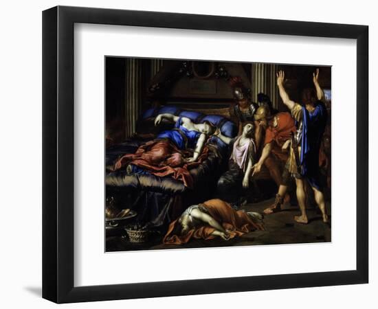 Death of Cleopatra-Pierre Mignard-Framed Giclee Print