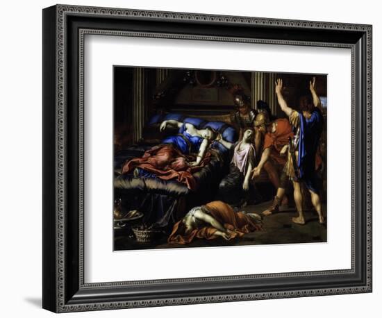 Death of Cleopatra-Pierre Mignard-Framed Giclee Print