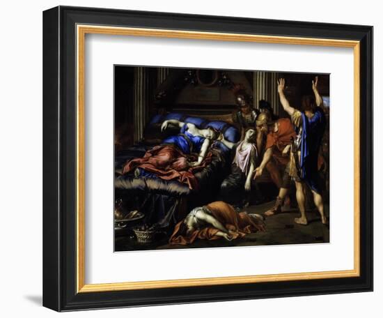 Death of Cleopatra-Pierre Mignard-Framed Giclee Print