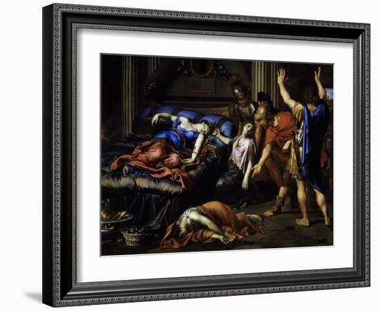 Death of Cleopatra-Pierre Mignard-Framed Giclee Print