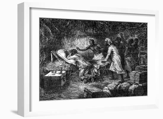 Death of David Livingstone, Scottish Missionary and Explorer, 1 May 1873-null-Framed Giclee Print