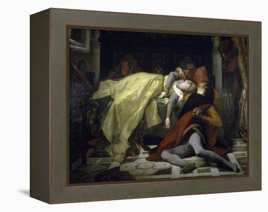 Death of Francesca de Rimini and Paolo Malatesta-Alexandre Cabanel-Framed Premier Image Canvas