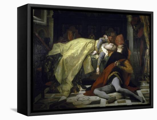 Death of Francesca de Rimini and Paolo Malatesta-Alexandre Cabanel-Framed Premier Image Canvas