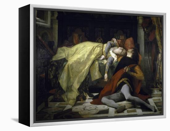 Death of Francesca de Rimini and Paolo Malatesta-Alexandre Cabanel-Framed Premier Image Canvas