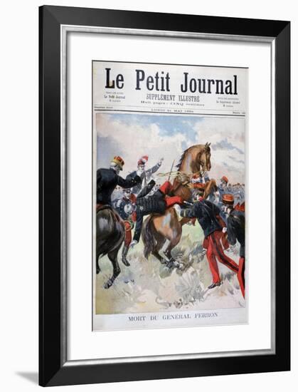 Death of General Ferron, 1894-null-Framed Giclee Print