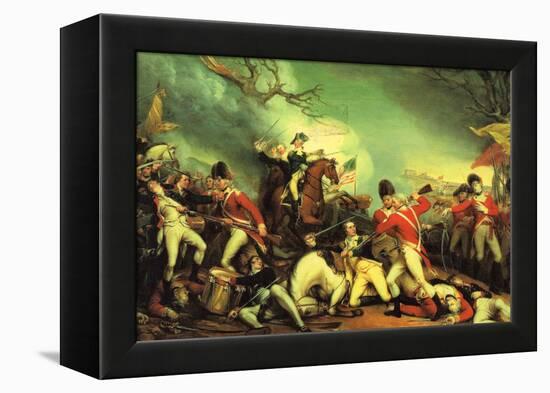 Death of General Mercer at the Battle of Princeton Against the Hessians-John Trumbull-Framed Stretched Canvas