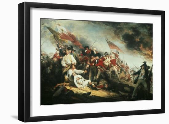 Death of General Warren-John Trumbull-Framed Giclee Print