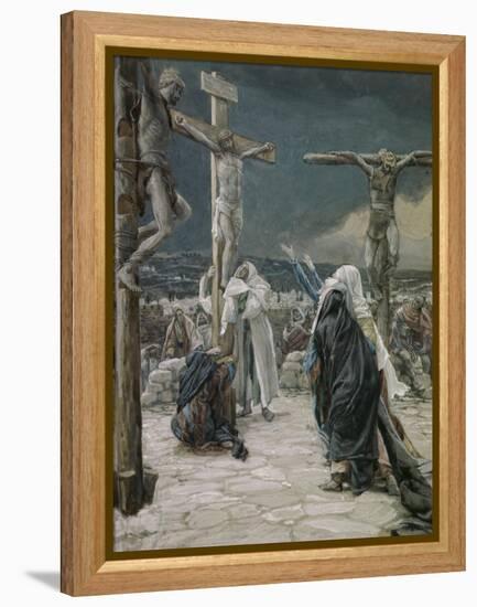 Death of Jesus-James Tissot-Framed Premier Image Canvas