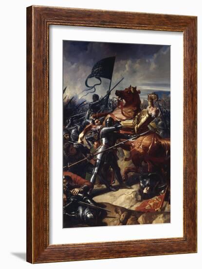 Death of John Talbot-Charles-Philippe Lariviere-Framed Giclee Print
