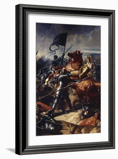 Death of John Talbot-Charles-Philippe Lariviere-Framed Giclee Print