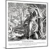 Death of Judas Iscariot, Gospel of Matthew-Julius Schnorr von Carolsfeld-Mounted Giclee Print