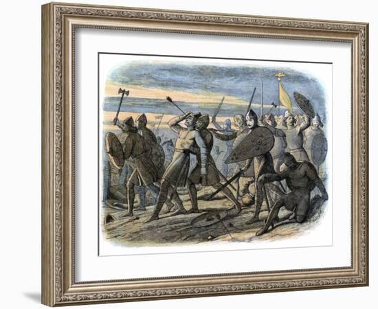 Death of King Harold, Battle of Hastings, 1066-James William Edmund Doyle-Framed Giclee Print