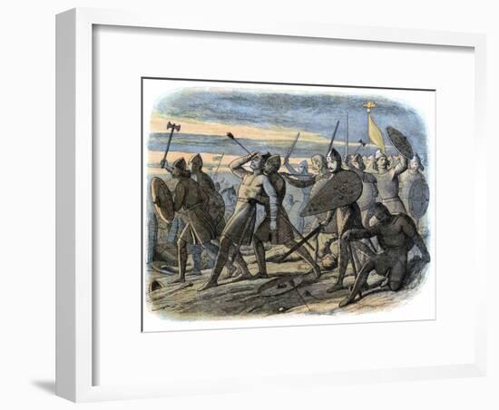 Death of King Harold, Battle of Hastings, 1066-James William Edmund Doyle-Framed Giclee Print