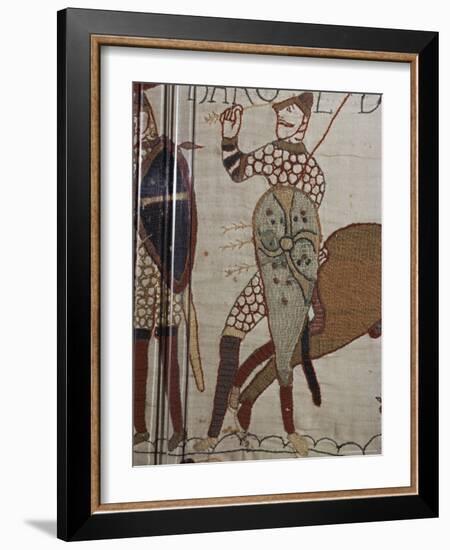 Death of King Harold, Bayeux Tapestry, 69, Normandy, France-Walter Rawlings-Framed Photographic Print