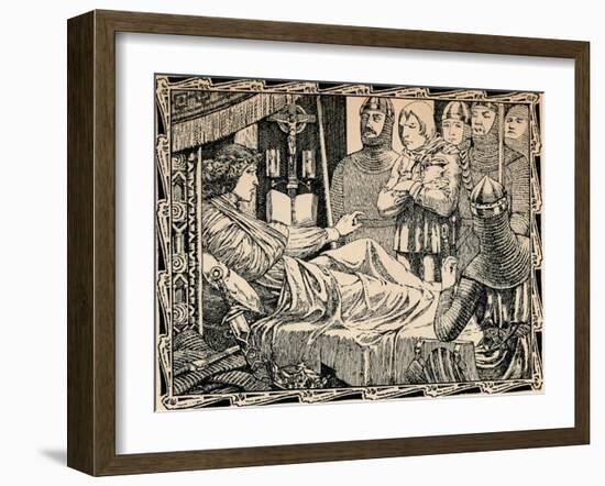 Death of King Richard I, 1902-Patten Wilson-Framed Giclee Print