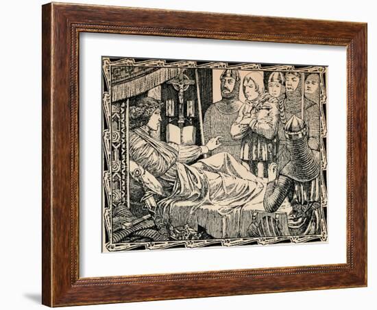 Death of King Richard I, 1902-Patten Wilson-Framed Giclee Print