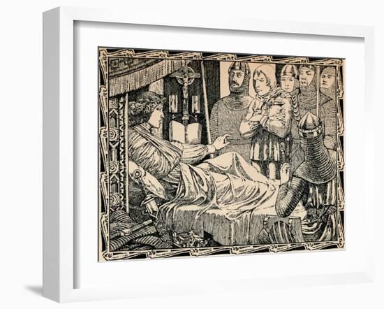 Death of King Richard I, 1902-Patten Wilson-Framed Giclee Print