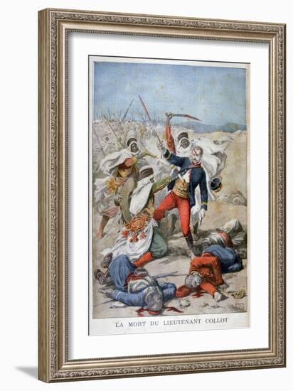 Death of Lieutenant Collet, Algeria, 1896-Henri Meyer-Framed Giclee Print