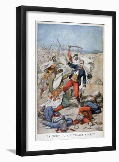 Death of Lieutenant Collet, Algeria, 1896-Henri Meyer-Framed Giclee Print