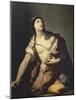 Death of Lucretia-Luca Giordano-Mounted Giclee Print