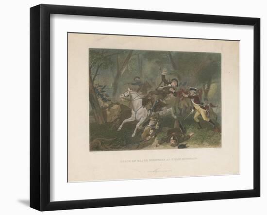 Death of Major Ferguson at King's Mountain, 1863-Alonzo Chappel-Framed Giclee Print