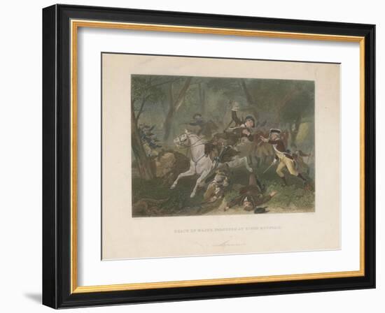 Death of Major Ferguson at King's Mountain, 1863-Alonzo Chappel-Framed Giclee Print