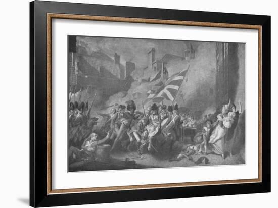 'Death of Major Pierson', 1796 (1909)-James Heath-Framed Giclee Print