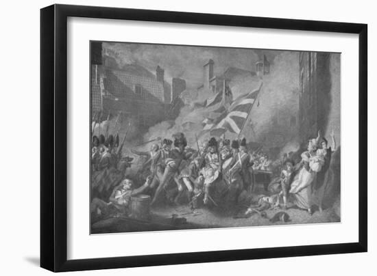 'Death of Major Pierson', 1796 (1909)-James Heath-Framed Giclee Print