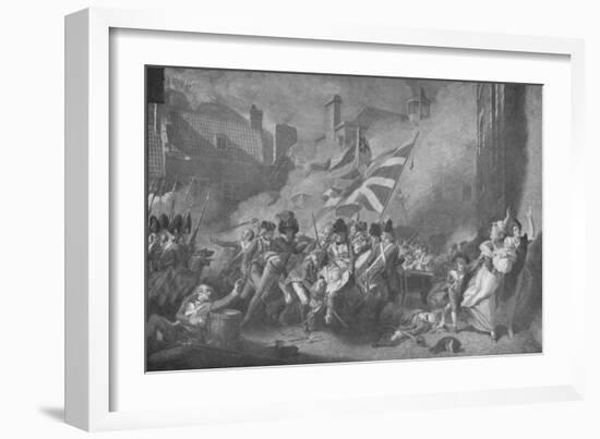'Death of Major Pierson', 1796 (1909)-James Heath-Framed Giclee Print