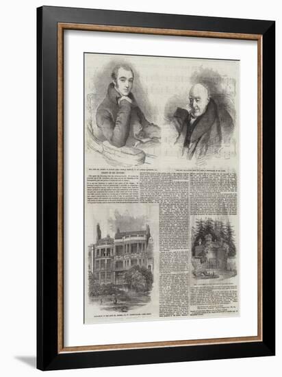 Death of Mr Rogers-Thomas Lawrence-Framed Giclee Print